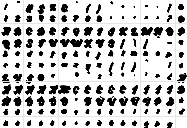 Sweet Joys Shadow Character Map Sweet Joys Shadow Character Map