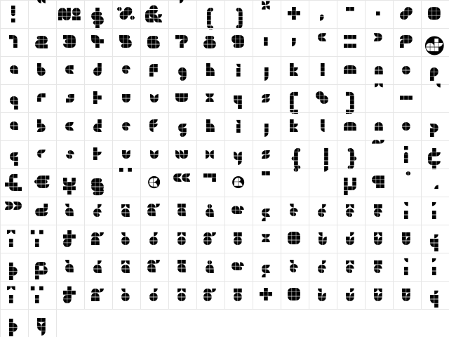 Unit3 Xtra Character Map