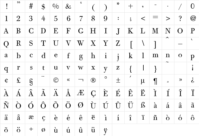 BodoOldDB Normal Character Map BodoOldDB Normal Character Map