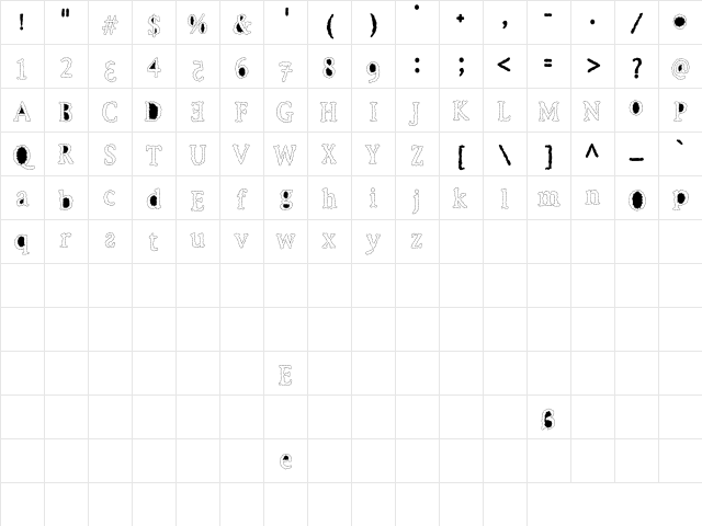 VTEbola SudanCrashing Character Map
