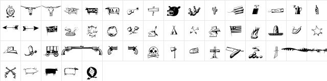 WayOutWest Critters Character Map WayOutWest Critters Character Map