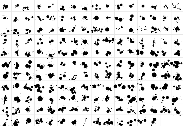 WC Rhesus B Bta Italic Character Map