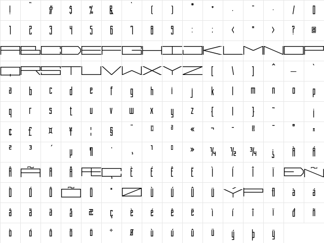 Why Square IN LT Std Light Character Map Why Square IN LT Std Light Character Map