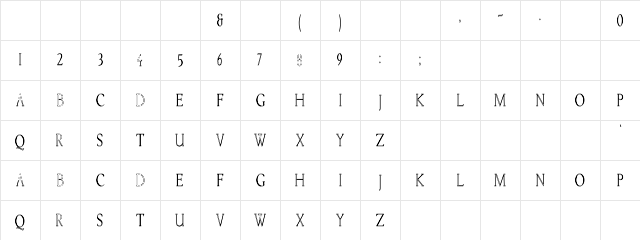 LichtnerHC Regular Character Map LichtnerHC Regular Character Map