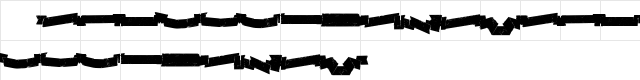 Adhesive Nr. Seven Regular Character Map Adhesive Nr. Seven Regular Character Map
