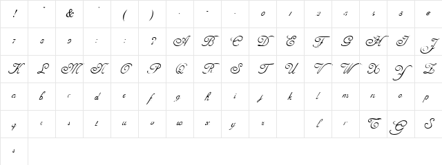 AdineKirnberg Regular Character Map