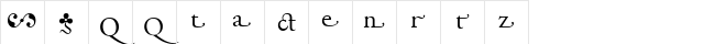 AGaramondAlt Regular Character Map