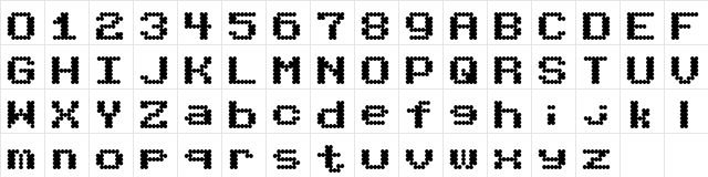 BubbleBath Regular Character Map