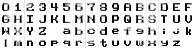 BubbleBath Regular Character Map