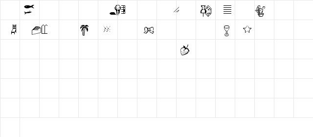 Cairo Medium Character Map