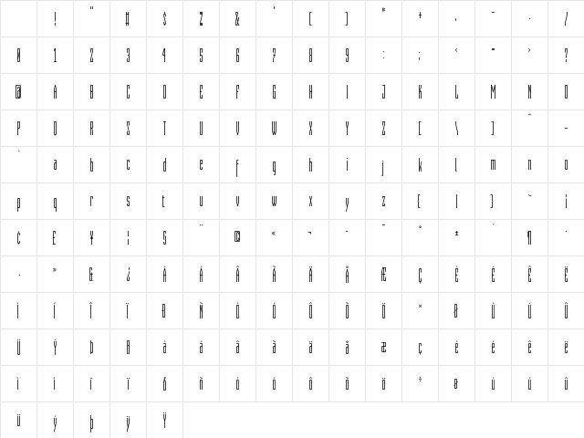 Capitalia Rounded Regular Character Map Capitalia Rounded Regular Character Map