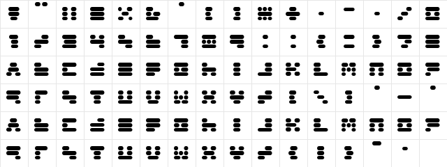 Capsule 3 Character Map