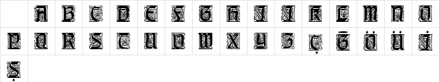 CarrickCaps Caps TR Normal Character Map CarrickCaps Caps TR Normal Character Map