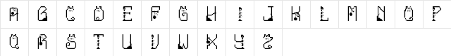 New Regular Character Map
