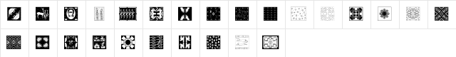 AfricanPattern Regular Character Map AfricanPattern Regular Character Map