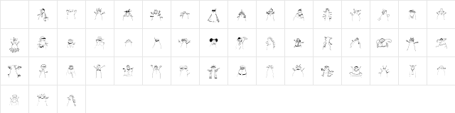 CCSnowmanySnowmen Regular Character Map CCSnowmanySnowmen Regular Character Map