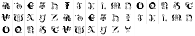 Celtic Knot Regular Character Map