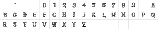 CF Mexicana PERSONAL USE Regular Character Map