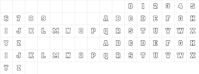 CF University of Nowher Outline Outline Character Map