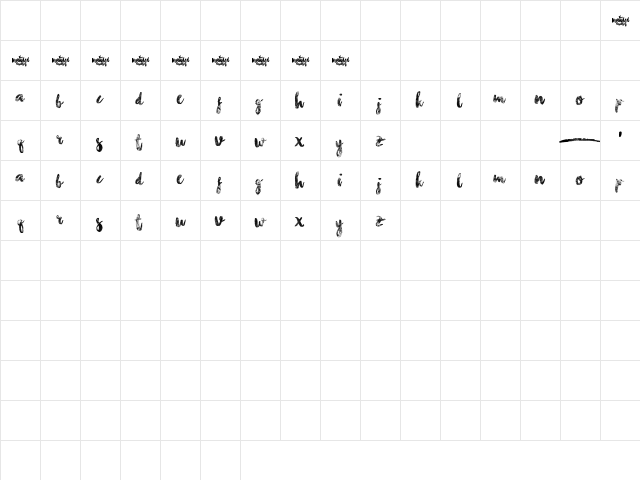 Chasing Embers Demo Version Regular Character Map Chasing Embers Demo Version Regular Character Map