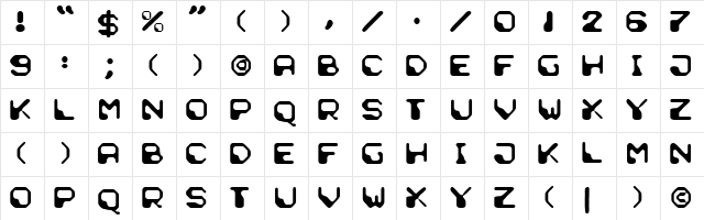 Demun Lotion Normal Character Map
