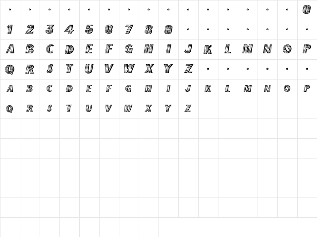 ChiliPepper Regular Character Map