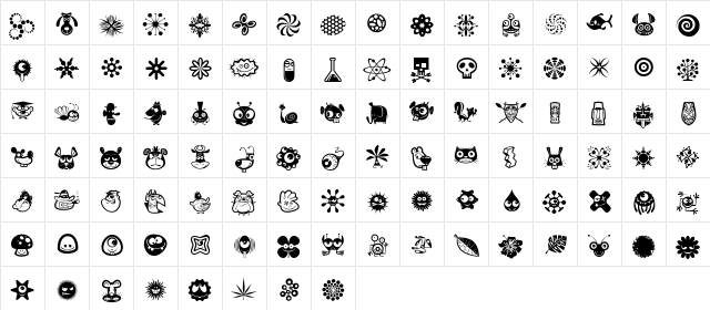 ChippiesByWassco Regular Character Map