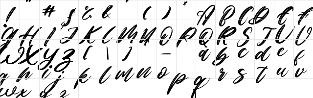 Christmas Philosopher Regular Character Map