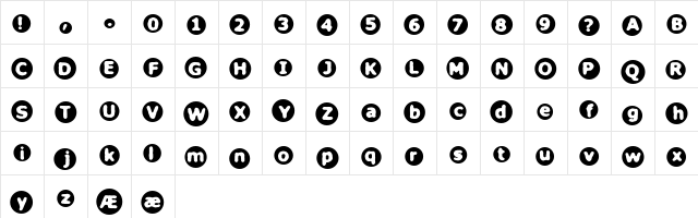 Circulate BRK Regular Character Map Circulate BRK Regular Character Map