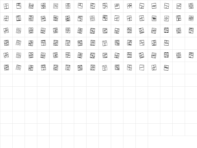 CK Split Box Regular Character Map
