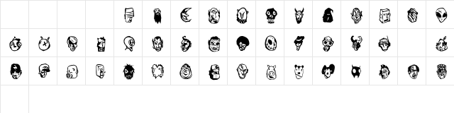 LTFreakCabinet Regular Character Map LTFreakCabinet Regular Character Map