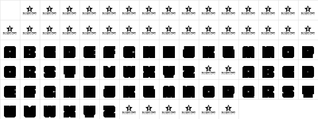 CLUB HAUS FONT Copyright (c) 2009 by Billy Argel. All rights reserved. Bold Character Map CLUB HAUS FONT Copyright (c) 2009 by Billy Argel. All rights reserved. Bold Character Map