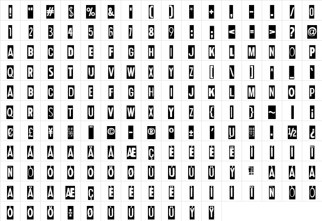 !MISQOT Heavy Character Map