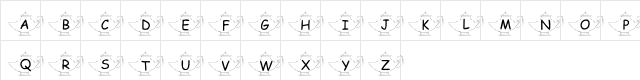 101! Magik Lamp Regular Character Map