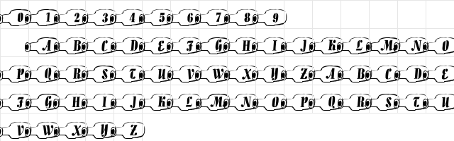 101! Message in a Bottle Regular Character Map