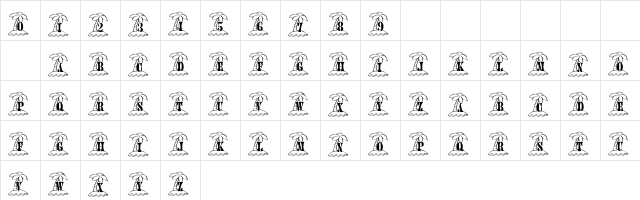 101! Stranded Regular Character Map