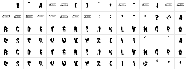 Dino Child PERSONAL USE ONLY! Regular Character Map Dino Child PERSONAL USE ONLY! Regular Character Map