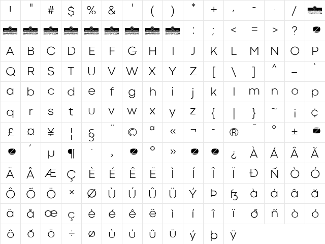 Codec Cold Trial Light Character Map