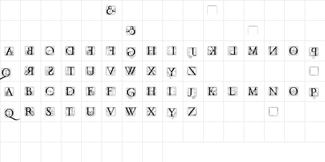 codex Regular Character Map codex Regular Character Map