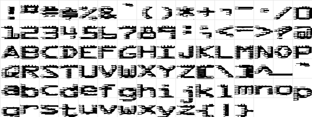 Colusus 2050 Regular Character Map Colusus 2050 Regular Character Map