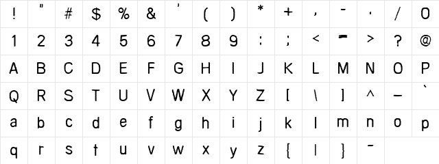 Comaprison Regular Character Map