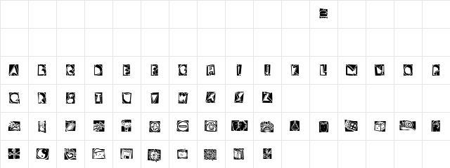 LTScrap Bonus Regular Character Map LTScrap Bonus Regular Character Map