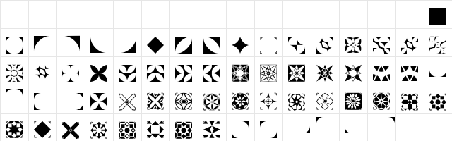 LTSindbad Regular Character Map