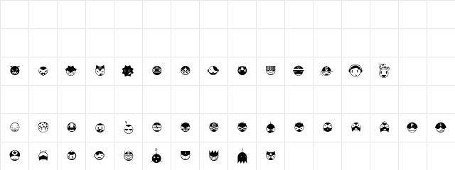 LTSpaceBalls Regular Character Map