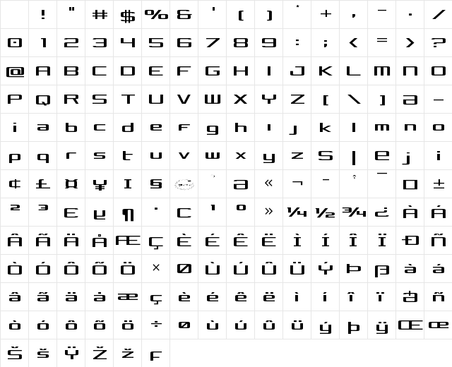 Concielian Light Light Character Map Concielian Light Light Character Map