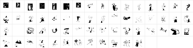 AIWitches Regular Character Map