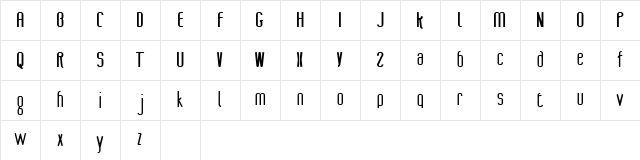 CONTROL Regular Character Map CONTROL Regular Character Map
