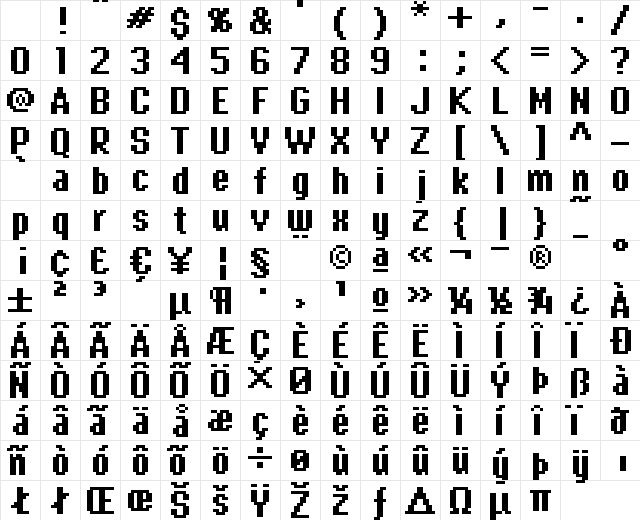 copy 09_65 Regular Character Map copy 09_65 Regular Character Map
