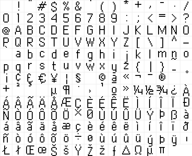 copy 10_56 Regular Character Map copy 10_56 Regular Character Map