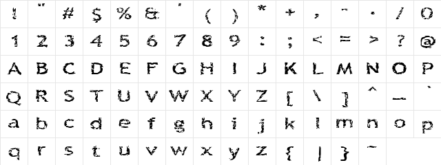 teQuinquefoliolateCorpse Normal Character Map teQuinquefoliolateCorpse Normal Character Map